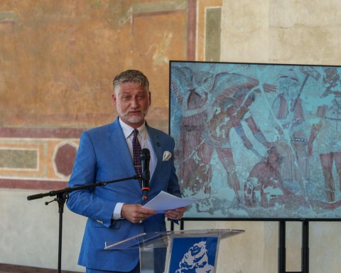 TombaFrançois_Inaugurazione_Giuli_ Italian Minister of Culture, Alessandro Giuli